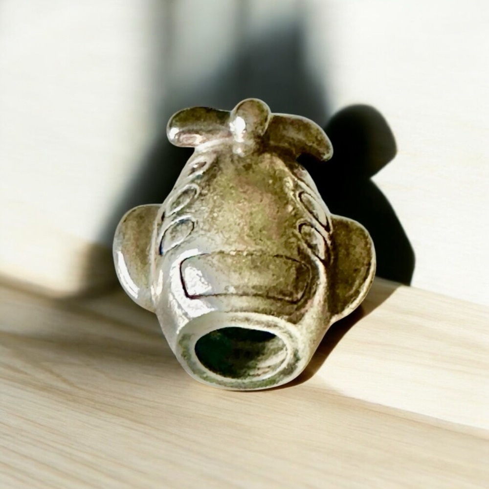 Authentic PANDORA 790561 Sterling Silver 925 Airplane Travel Bead Charm